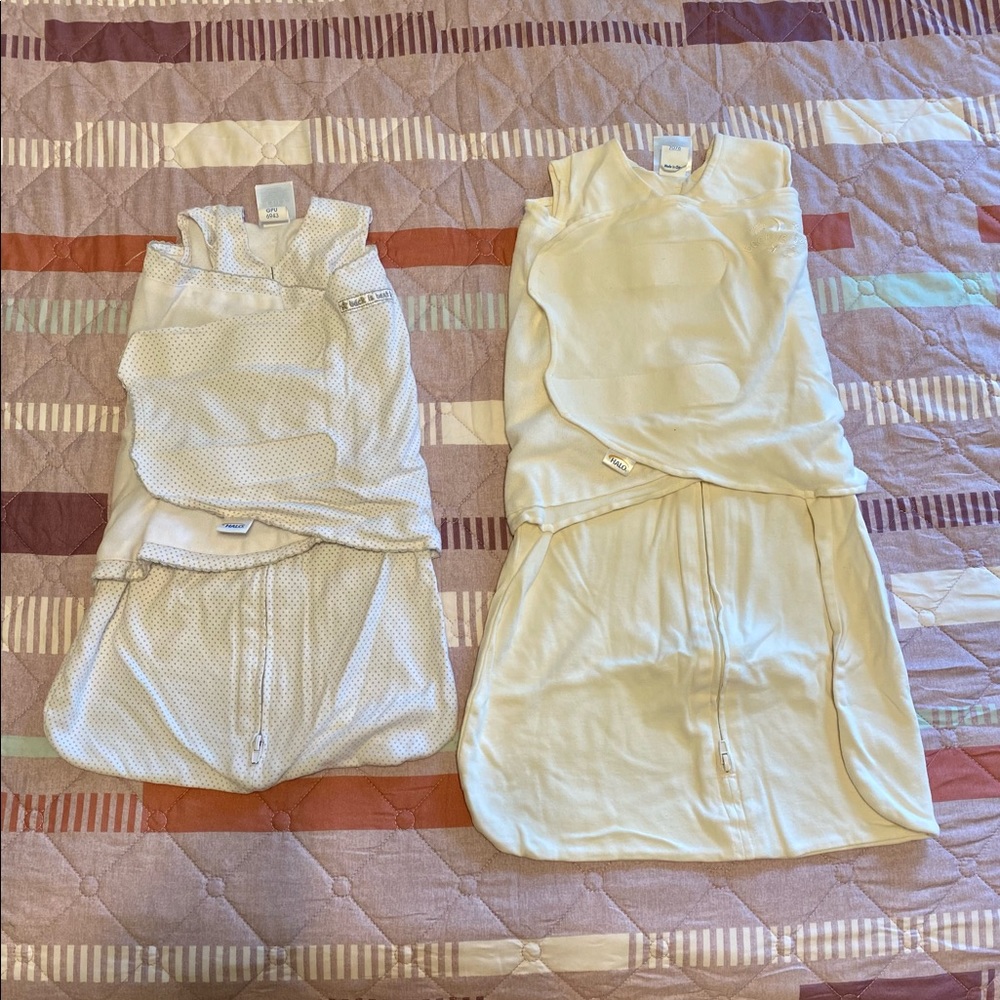 HALO Sleepsack Swaddle Newborn (0-3months) and Small (3-6m) bundle